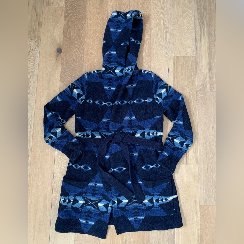 Ralph Lauren Native Blue Cardigan Sweater